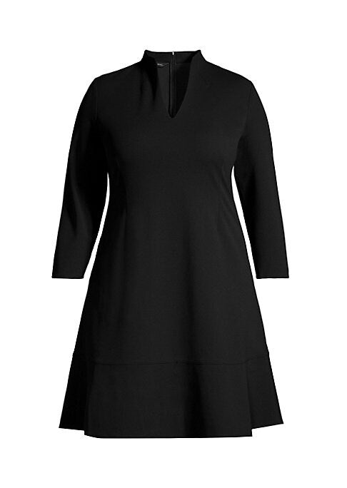 Chic Crepe Flare Dress