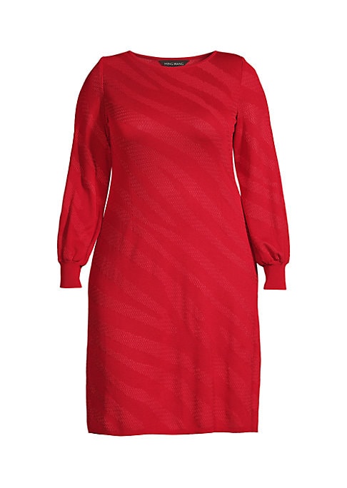 Bishop Sleeve Knit Dress