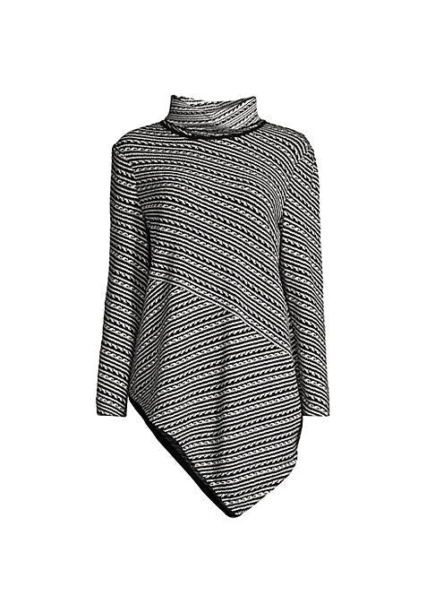 Chic Asymmetric Cable Tunic