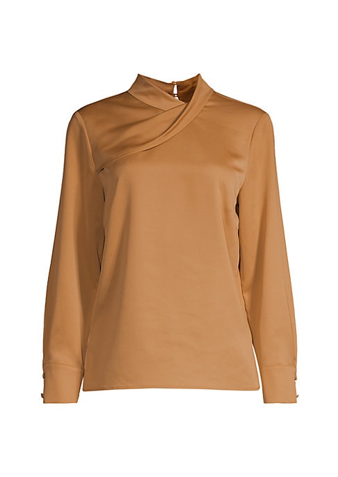 Elegant Draped Blouse