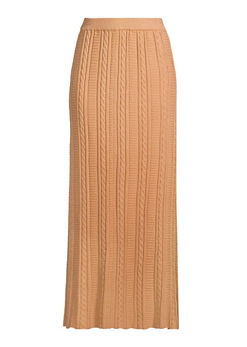 Cabled Warmth Skirt