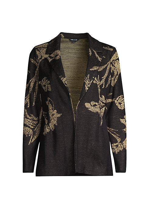 Shimmering Floral Blazer