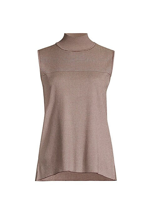 Chic Knit Turtleneck Tank