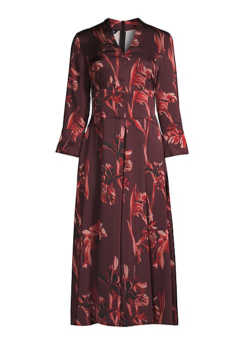 Floral Elegance Midi Dress