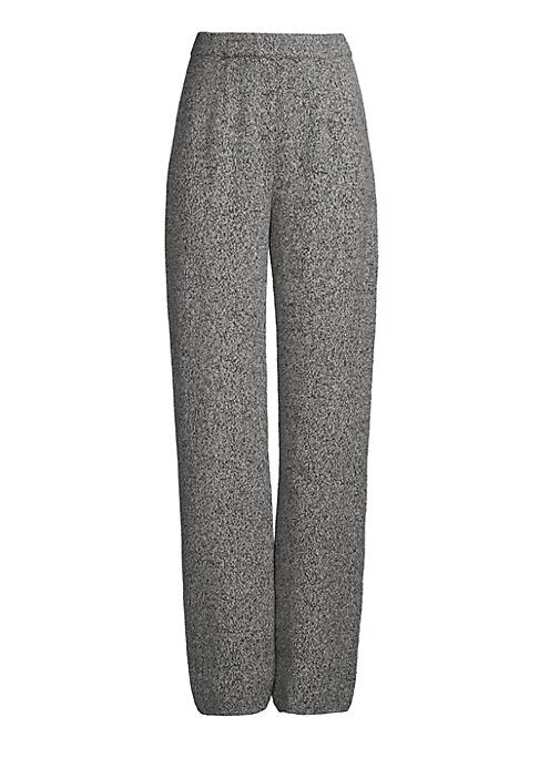 Chic Banded Knit Trousers