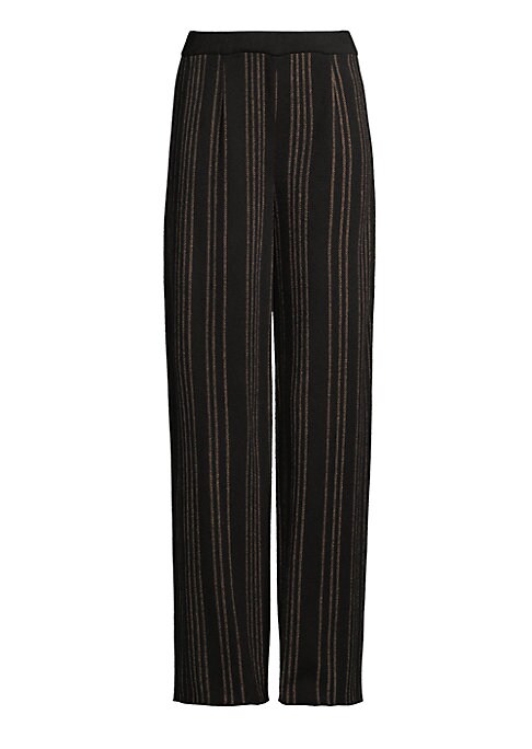 Chic Striped Knit Pants