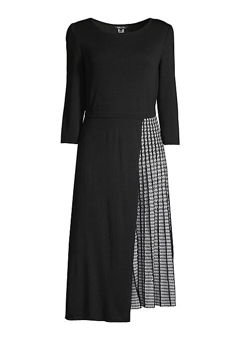 Pleated Cozy Midi Dress
