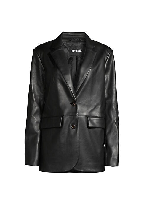 Chic Faux Leather Jacket