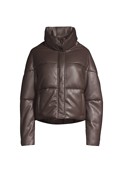 Chic Faux Leather Jacket