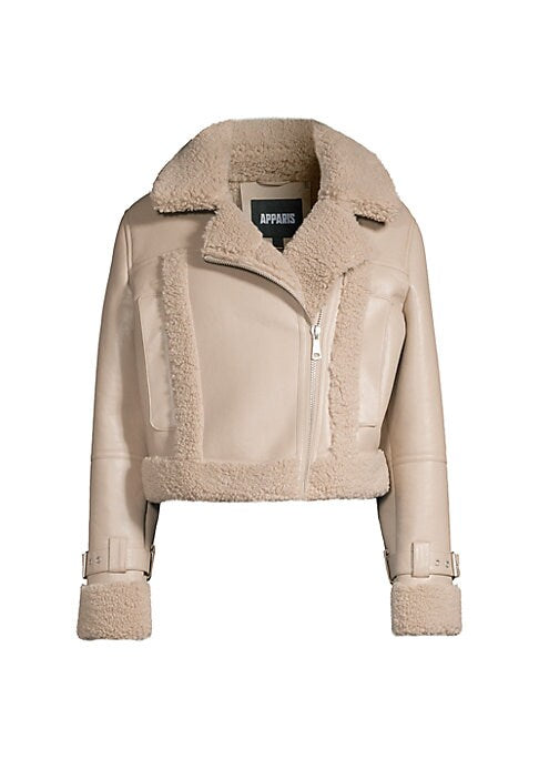 Shearling Moto Chic Jacket