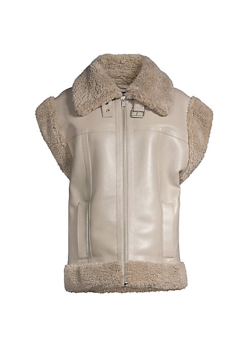 Chic Faux Leather Vest