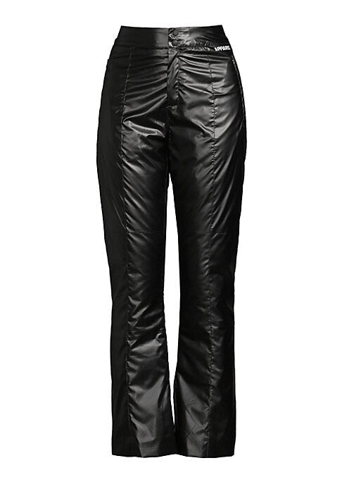 Glossy Flare Ski Trousers