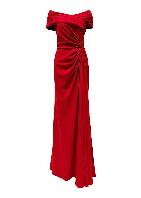 Elegant Slit Evening Dress
