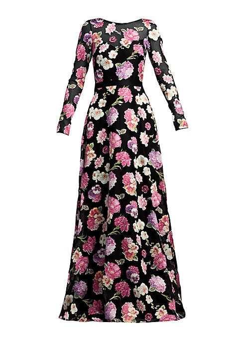 Floral Elegance Gown