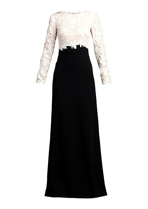 Lace & Crepe Elegance