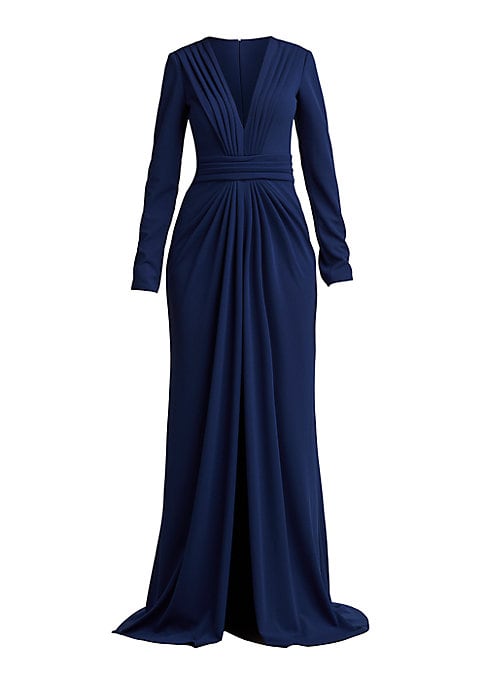 Elegant Slit Sleeve Dress