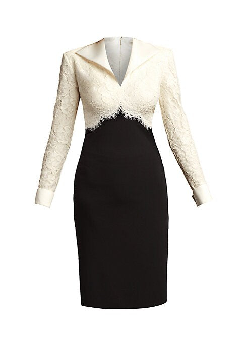 Luxe Lace Cocktail Dress