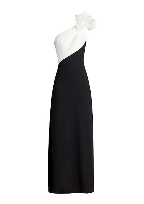 Dramatic Ruffle Evening Gown