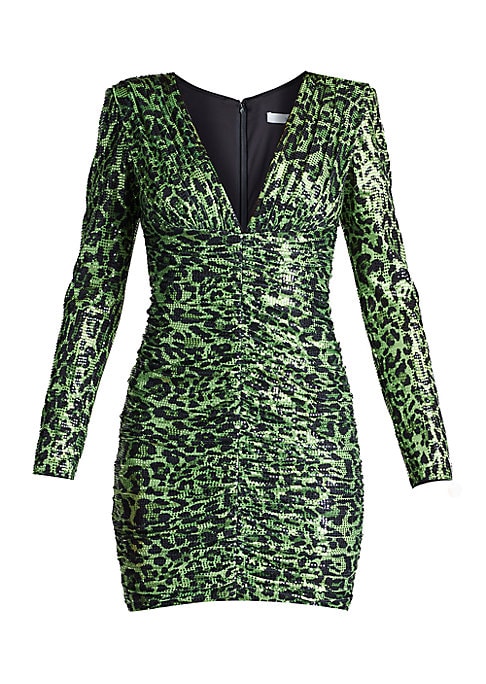 Shimmering Animal Print Dress