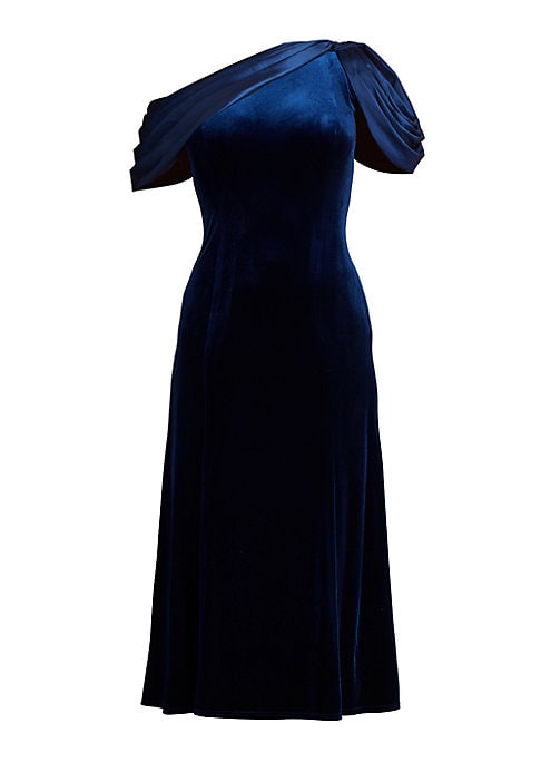 Satin Luxe Velvet Dress