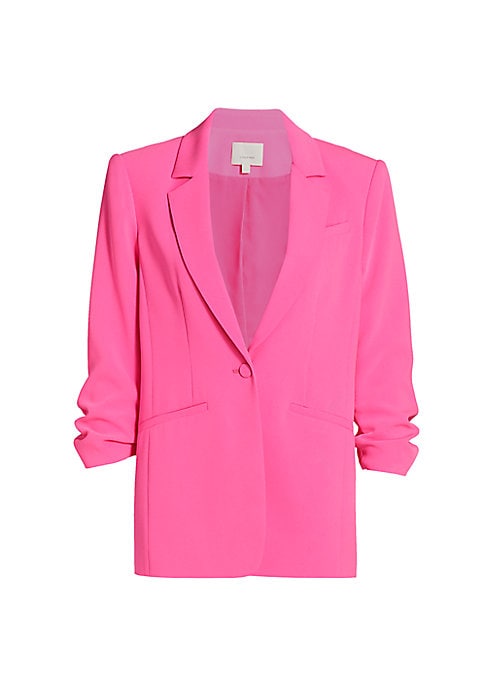 Gathered Elegance Blazer