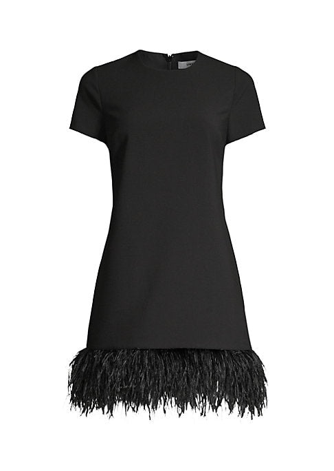 Feather Flair Shift Dress