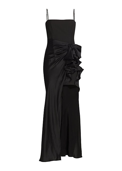 Bow-Detail Evening Gown