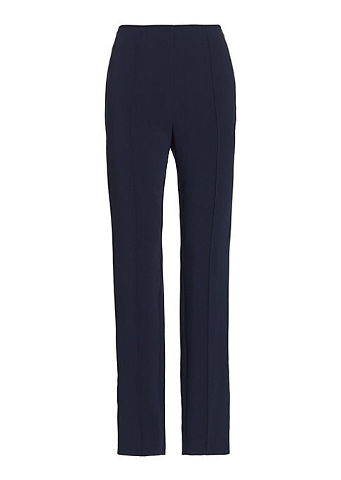 Chic Ankle Crepe Trousers