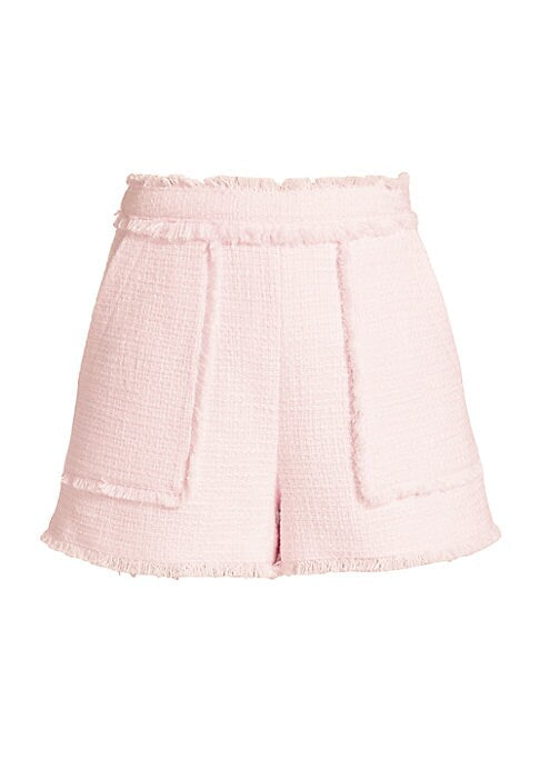 Chic Tailored Tweed Shorts