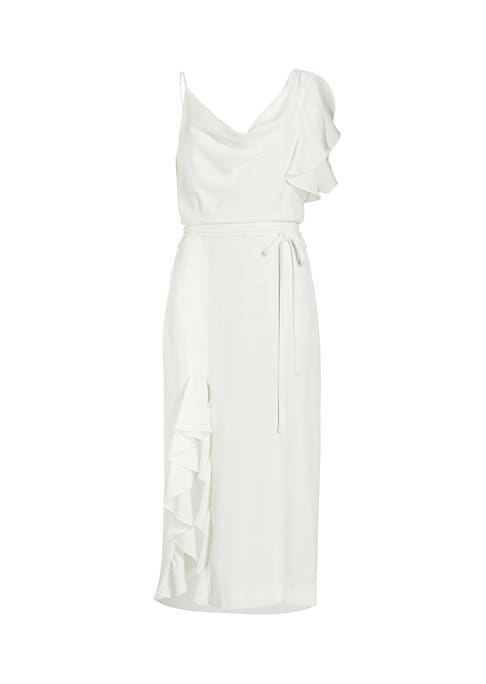 Cowl Elegance Midi Dress