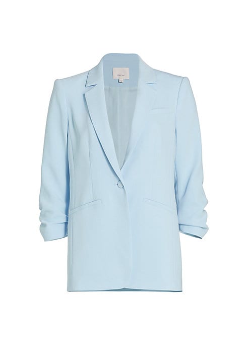 Chic Ruched Blazer