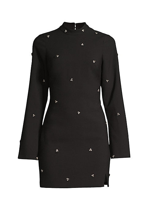 Crystal-Detail Minidress