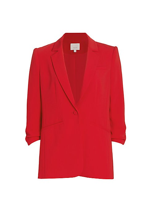 Chic Ruched Blazer