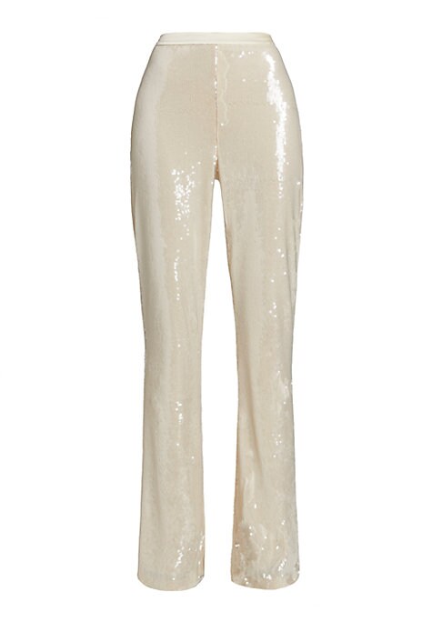 Shimmering Flare Trousers