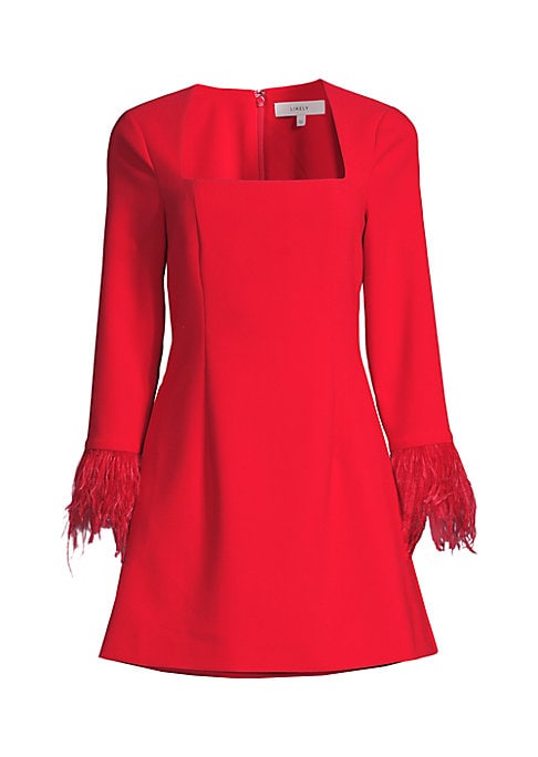 Feathered Elegance Minidress