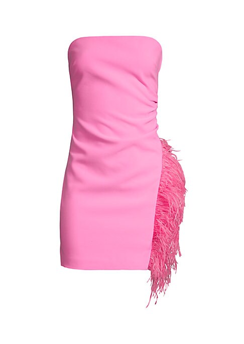 Feather Chic Mini Dress