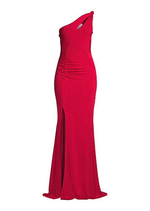 Sleek Asymmetrical Evening Dress