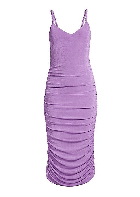 Chic Ruching Midi Dress