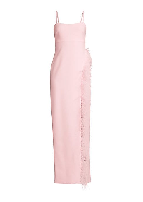 Feather Elegance Gown