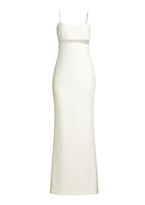 Swiss Dot Elegance Gown