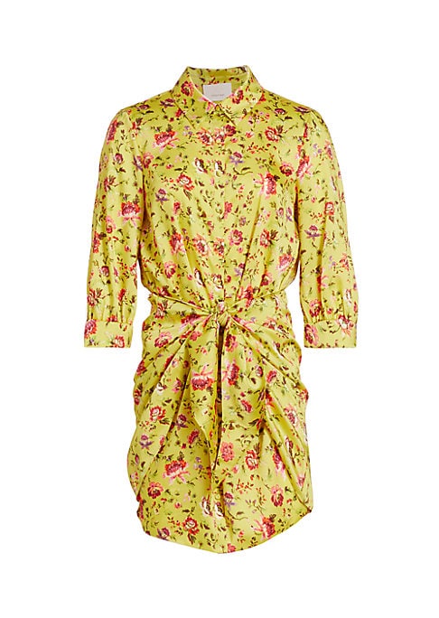 Floral Tie-Waist Dress