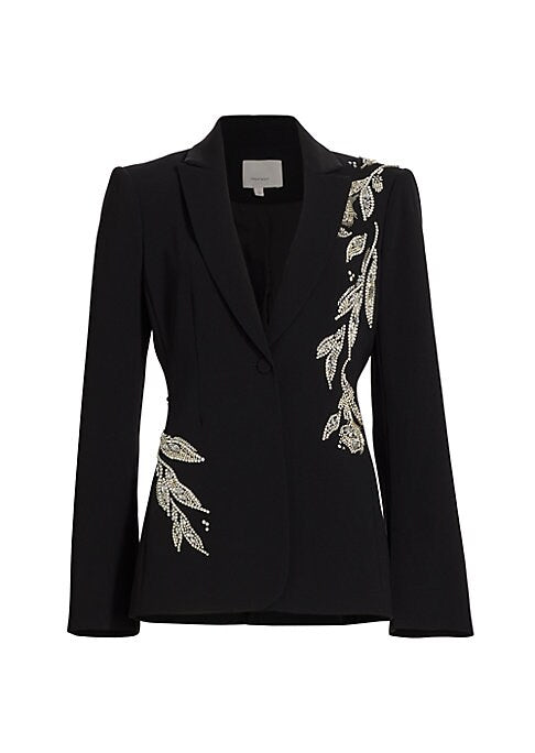 Floral Crystal Blazer