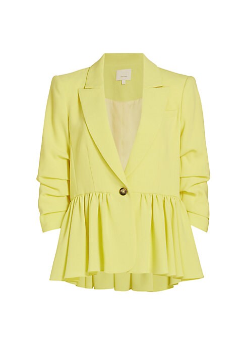 Ruffled Tailored Blazer