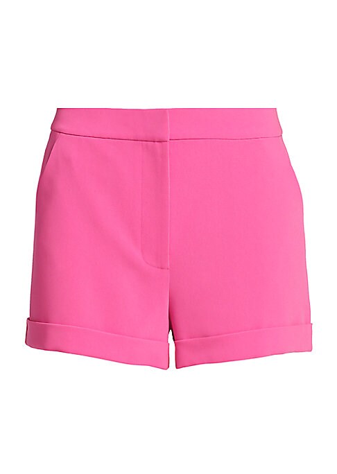 Chic Textured Cuffed Shorts