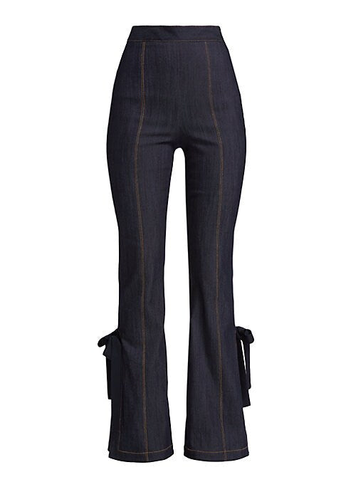 Flare Slit Denim Finesse