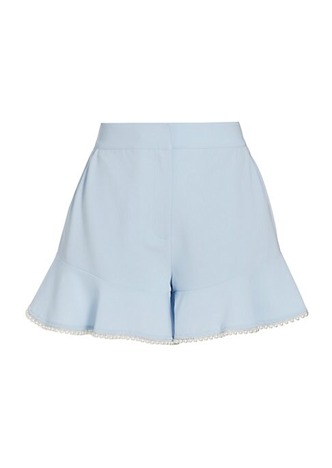 Pearl-Embellished Swing Shorts