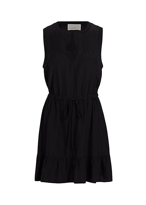 Silk Fit-and-Flare Dress