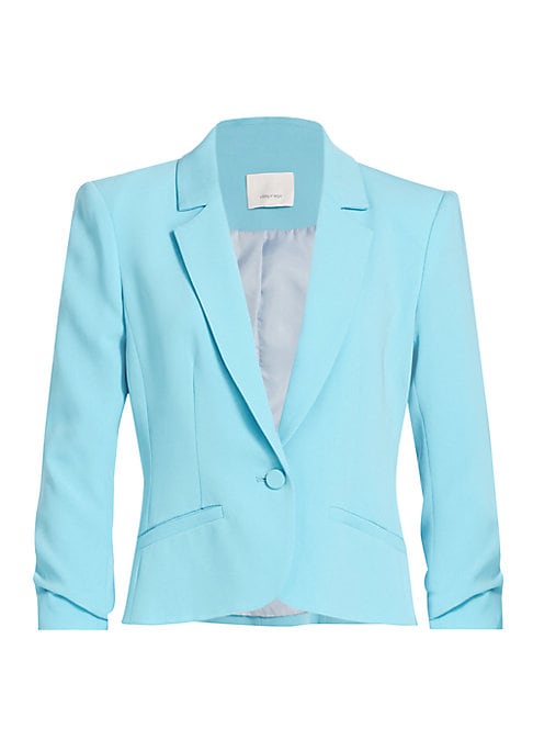 Chic Cropped Tailored Blazer