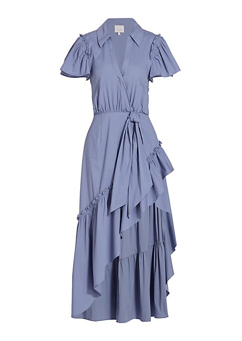 Ruffled Breeze Midi Dress
