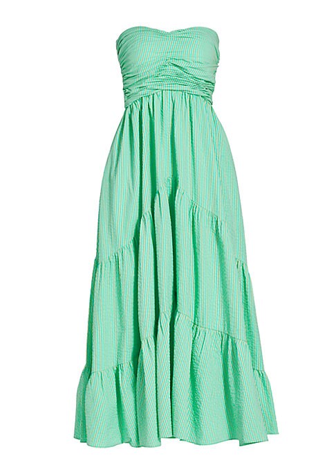 Sweet Seersucker Midi Dress
